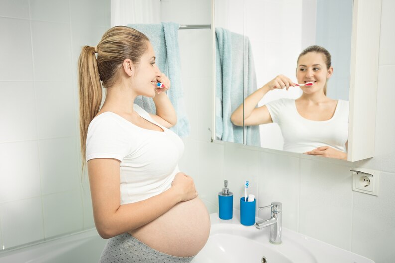 tannbørste regelmessig når du er gravid